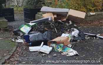 Man jailed for fly tipping at entrance of Blackburn park