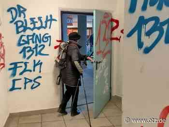 Columbuscenter: Graffiti-Gang weist den Weg zum Lift