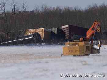 Seven cars contained diesel fuel, but no leaks reported in St. Albert train derailment: TSB