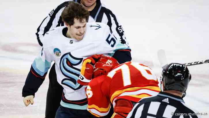Calgary Flames forward Martin Pospisil to have hearing reviewing hit on Kraken defender