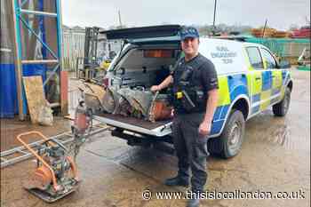 Nazeing: Police return £80,000 of stolen machinery to owners