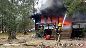 Wasaga Beach cottage destroyed by fire