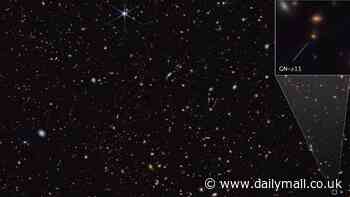 NASA's James Webb spots one of the very first galaxies in the universe that formed just 430 million years after the Big Bang - and astronomers reveal why it is still so bright