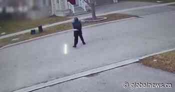 Video shows man shooting at Toronto-area home with person inside: Police