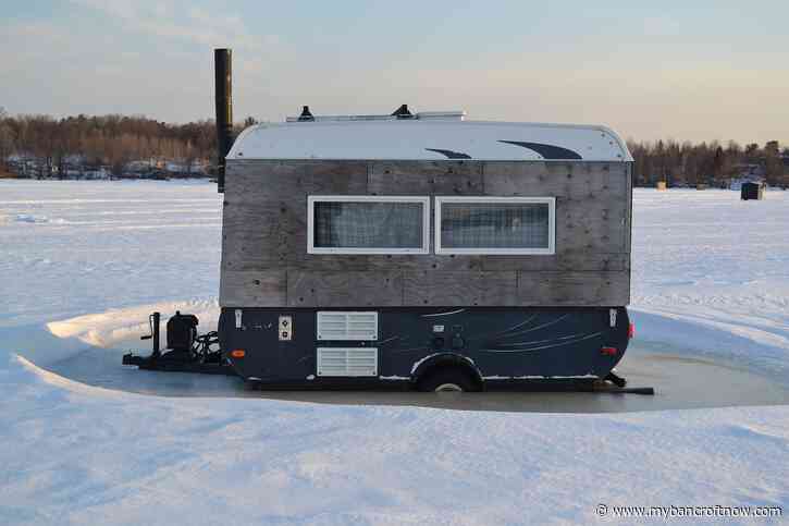 People are being told to remove their ice huts early this year 