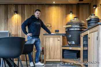 Michaël (37) bouwde zelf zijn eigen buitenkeuken en doet dat nu ook voor anderen: “Mijn passie voor barbecue is nu mijn beroep geworden”