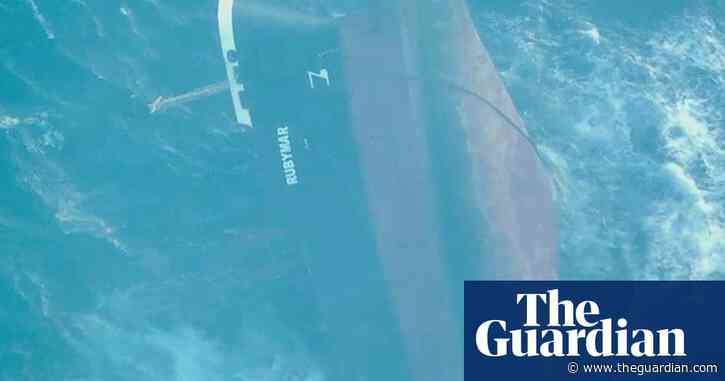 Sinking of Rubymar in Red Sea poses grave environmental risks, experts warn
