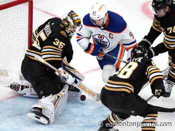 Edmonton Oilers last-minute one-two punch stuns Bruins