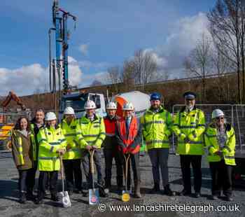 Ground broken at the site of Pendle's new police station