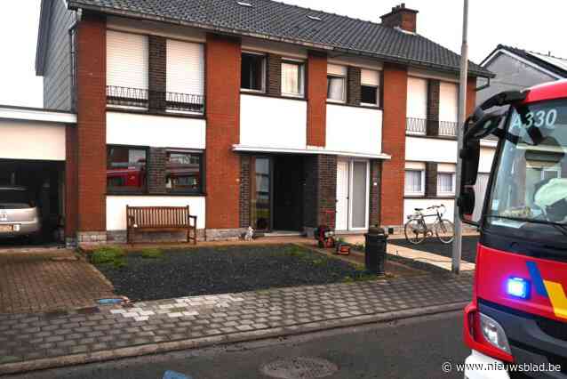 Bewoner geïntoxiceerd door rookontwikkeling.