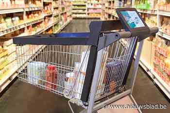 Zelf scannen en automatisch afrekenen: Colruyt test slimme winkelkar