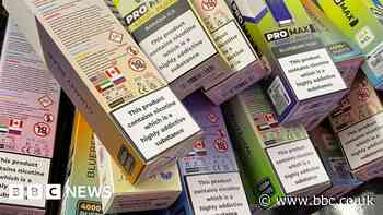 Illegal vapes and tobacco seized in shop raids