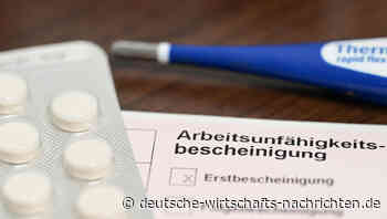 Rekord-Krankenstand: Arbeitszeit so niedrig wie seit drei Jahren nicht mehr