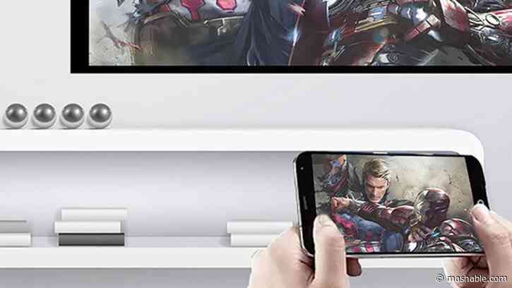 Project movies and shows via Bluetooth for $286