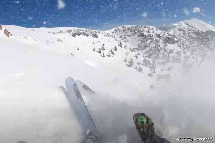 Professional Skier Proves That "If You're Not Crashing, You're Not Trying"