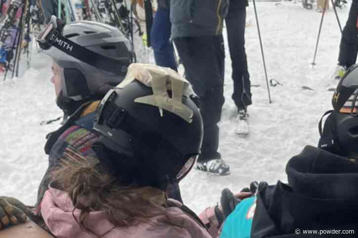 Girl Tapes Sandwich To Helmet At Colorado Ski Resort, Goes Viral