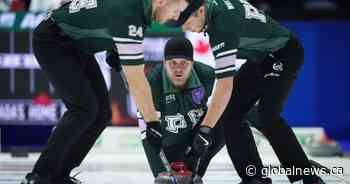 Prince Edward Island’s Tyler Smith in the playoff hunt at Brier in Regina