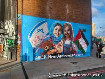 TfL covers Israel-Gaza mural to stop antisocial behaviour