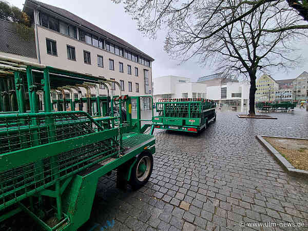 Cem Özdemir in Ulm: Blockier-Verbot, Betonsperren und Gitter zum Schutz vor Traktoren und Bauern