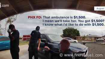 Doorbell video shows Phoenix firefighters discouraging ambulance transport