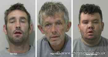 Northumberland father and son jailed following string of burglaries after police caught them driving stolen vehicle on A1