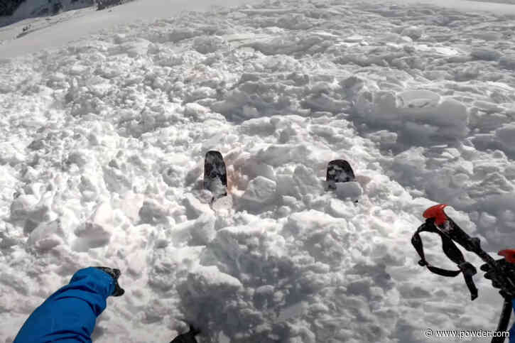 Colorado Heli Skier Caught In Huge Slab Avalanche