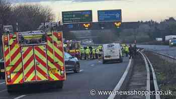 A20 crash near Bromley and Chislehurst: Pictures from scene