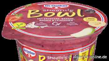 Rückruf bei Dr. Oetker: Smoothie Bowl könnte Schimmelpilzgifte enthalten