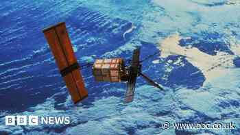 Pioneering European satellite burns up over Pacific