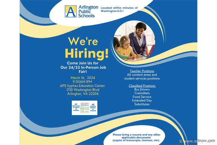 Become a part of Arlington Public Schools!