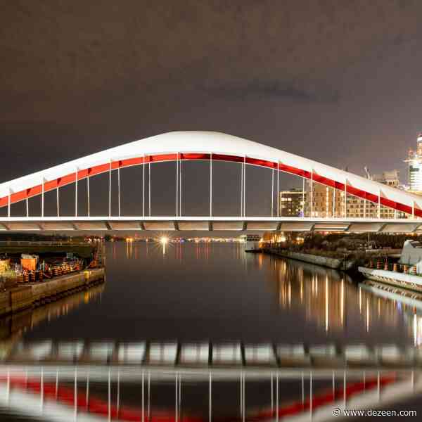 "Ancient glacial landscapes" inform Toronto Port Lands Bridges by Grimshaw