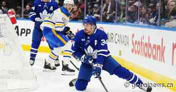 Matthews scores in OT, Maple Leafs down Sabres 2-1