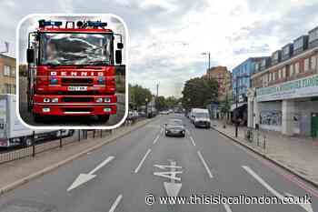 Fire destroys flat above shop in Holloway Road, Kentish Town