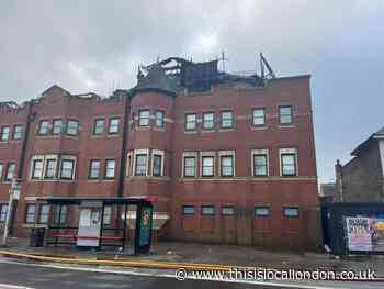 Forest Gate Police Station fire: Passers-by react to blaze