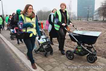 Vakbond komt op straat... met de buggy: “Mensen dachten dat het ‘breng je baby naar het werk-dag’ was”