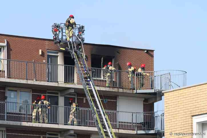 Brand in flat aan de Rotanstraat in Purmerend: woning onbewoonbaar