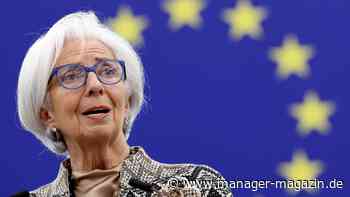 Europäische Zentralbank: Christine Lagarde hält Leitzinsen trotz abebbender Inflation auf Rekordniveau