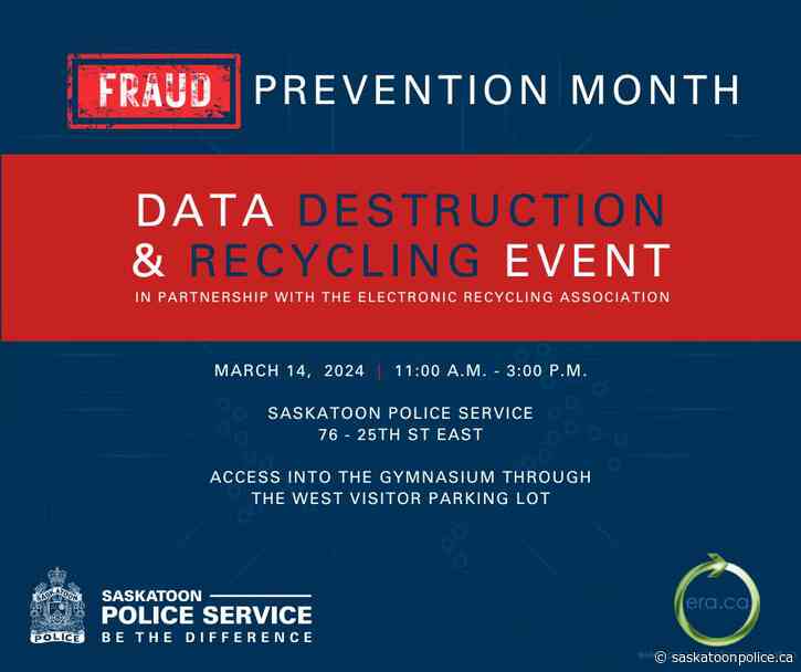 Fraud Prevention Month - Data Destruction & Recycling Event