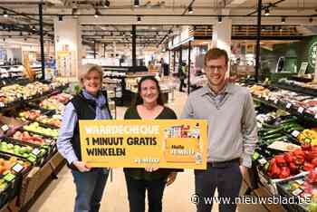 Joke mag minuut lang gratis winkelen dankzij... gedichtje van haar man