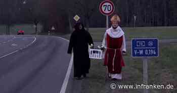 Erneuter Bierkurven-Crash an A70: "Bierschoff" stellt Mahnkasten auf und erhebt Forderung