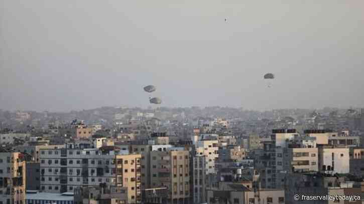 Biden will announce a plan for a temporary port on Gaza’s coast to increase flow of humanitarian aid
