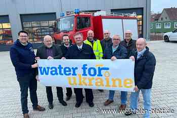 Kirchlengern spendet Feuerwehrauto für die Ukraine