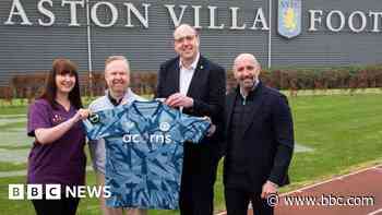 Hospice's name on Villa shirts for European match