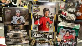 'Probably our busiest day ever': Sask. collectors race to get their hands on Connor Bedard rookie cards