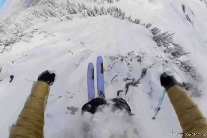 Skier Hits Whistler's Famous 'Air Jordan' In Perfect Conditions