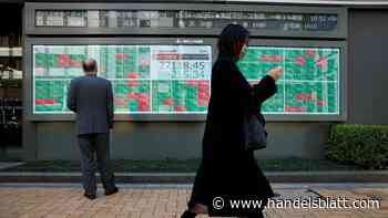 Märkte Asien: Kursgewinne von Banken stützen japanische Börsen
