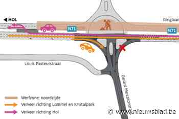 Laatste werken starten maandag voor veiliger kruispunt aan Kristalpark