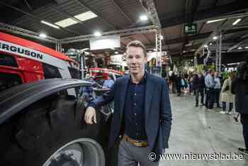 Vlaams Minister van Landbouw Jo Brouns gaat in dialoog met landbouwers in Essen
