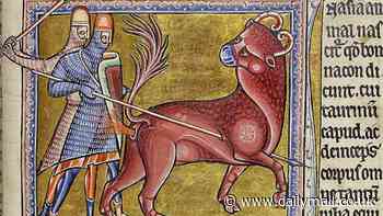 Britons have always loved a fart joke! 800-year-old book owned by Henry VIII contains a gag about an animal with 'amazing flatulence'