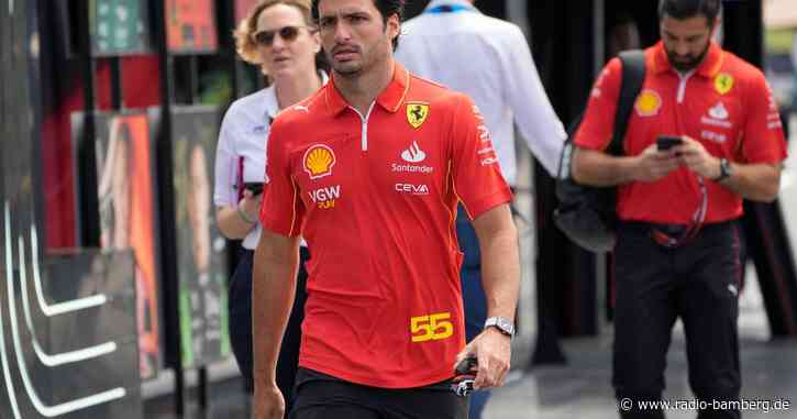 Blinddarm entzündet: Zwangspause für Ferrari-Pilot Sainz